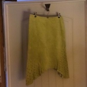 J Marcos Suede Skirt Size 4